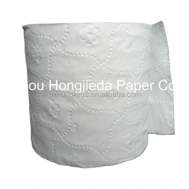3-ply Embossed Virgin Wood Pulp White Toilet Tissue 1