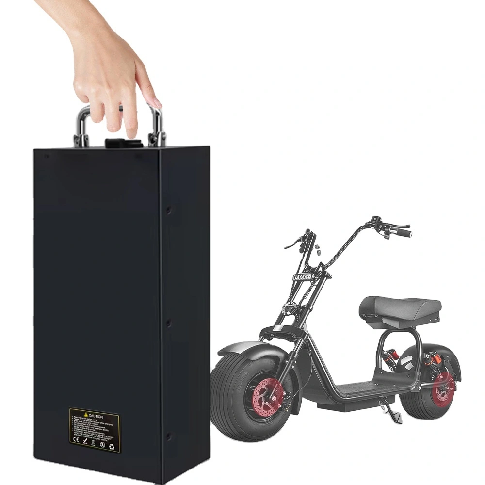 Akumulator do roweru elektrycznego 48 V, 52 V, 60 V, 20 Ah, 25 Ah, 30 Ah, wyjmowany, do skutera elektrycznego Citycoco, z ładowarką BMS 50 A i 5 A. 1