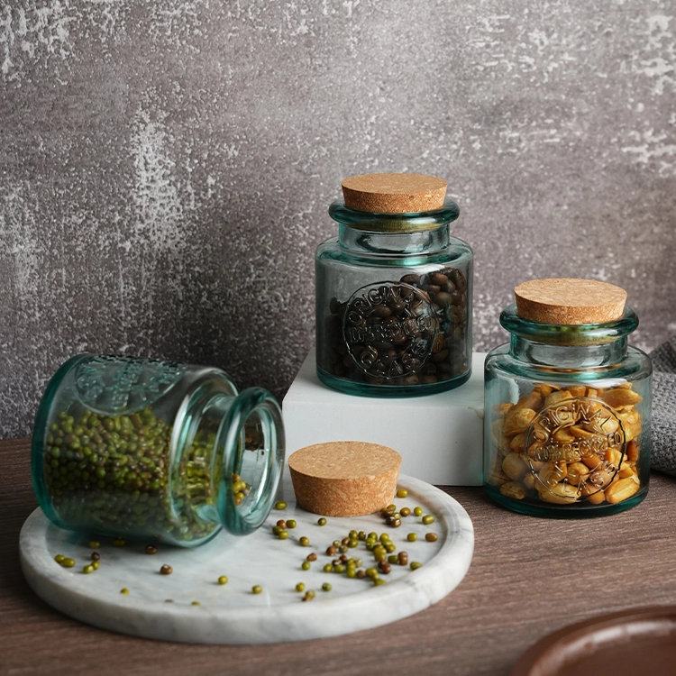 250ml Recycled Glass Storage Jar 1