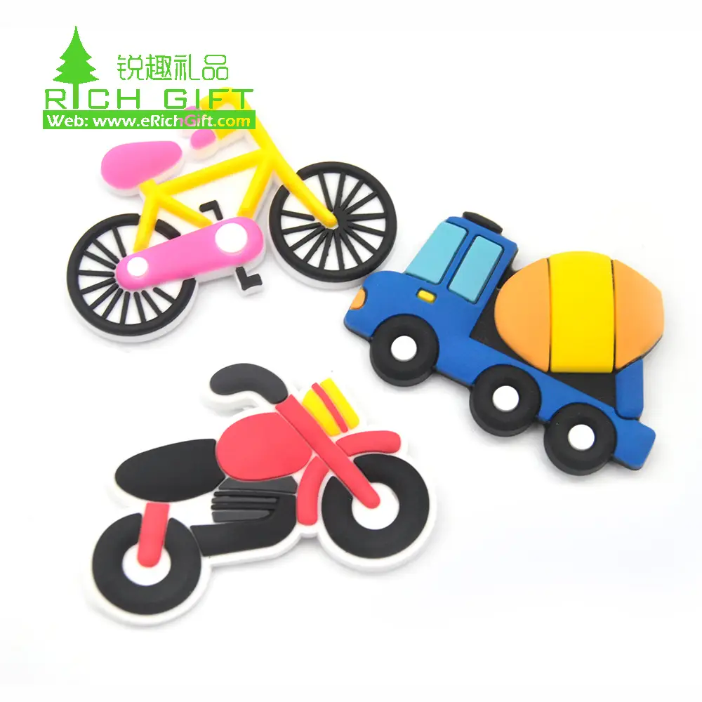 Custom 3D Embossed PVC Pins | Soft Rubber Logo Badges 1
