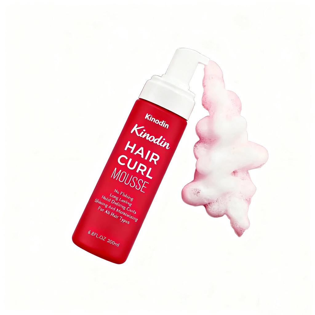 Custom Logo Organic No Flaky Curl Defining Mousse Extra Hold Volume Boost Styling Hair Wrap Foam For Braids Curl Coil Wave 1