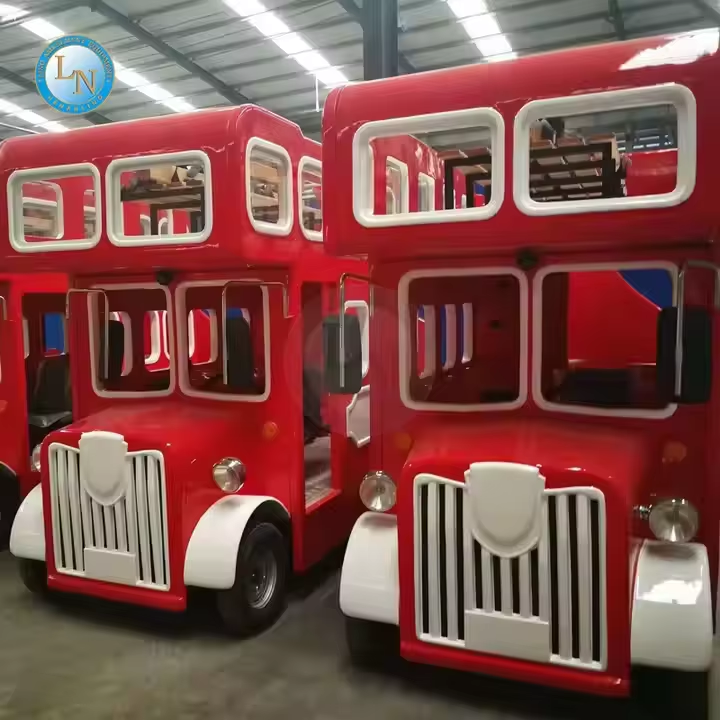 Electric London-Style Double Decker Tour Bus - Scenic & Quiet Sightseeing for City Tours & Historic Districts | LINO 5