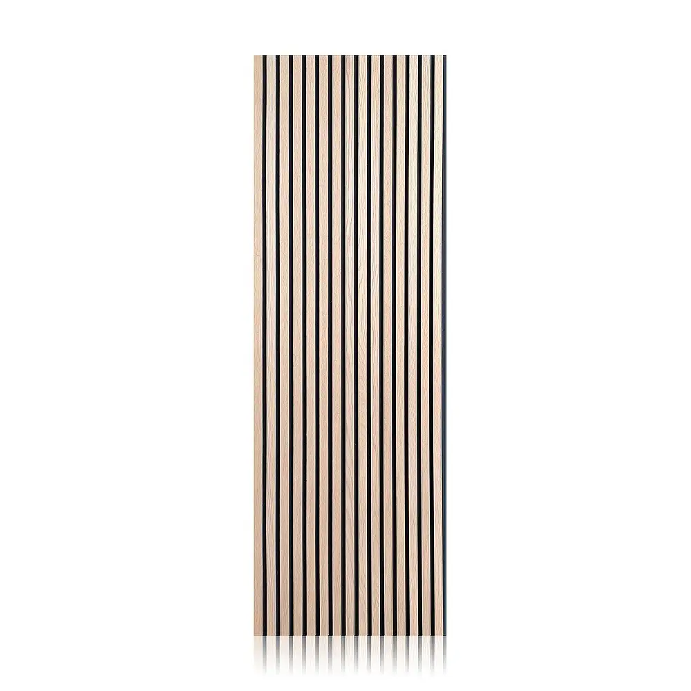 Sound Absorption Akupanel Slotted Wood Veneer Acoustic 3D Solid Oak Panels 1