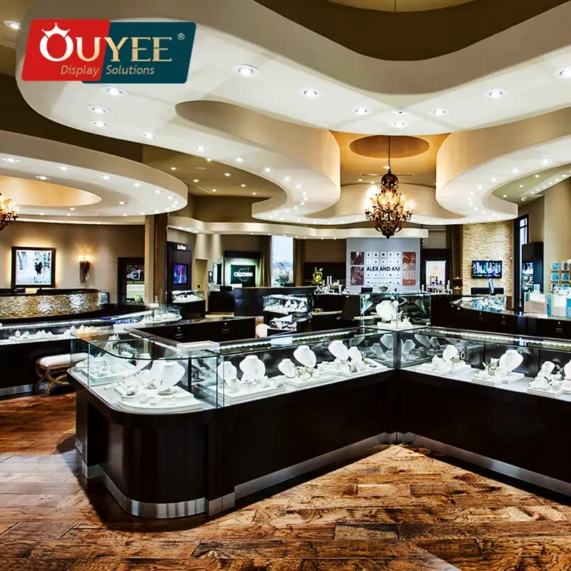 Balcão expositor personalizado para loja de joias 1