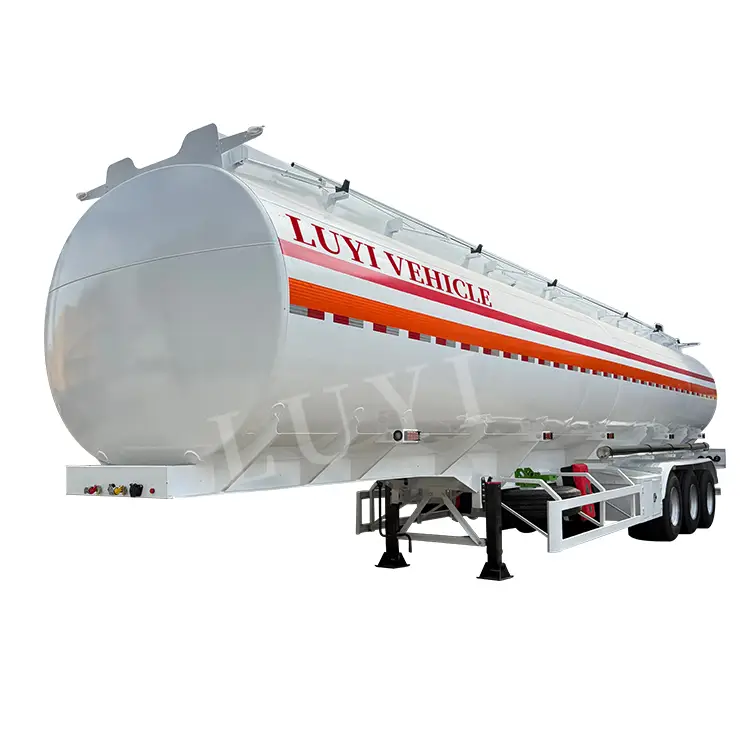 40m³ 4-Bin Fuel Tanker Semi-Trailer (3 Axles) 1