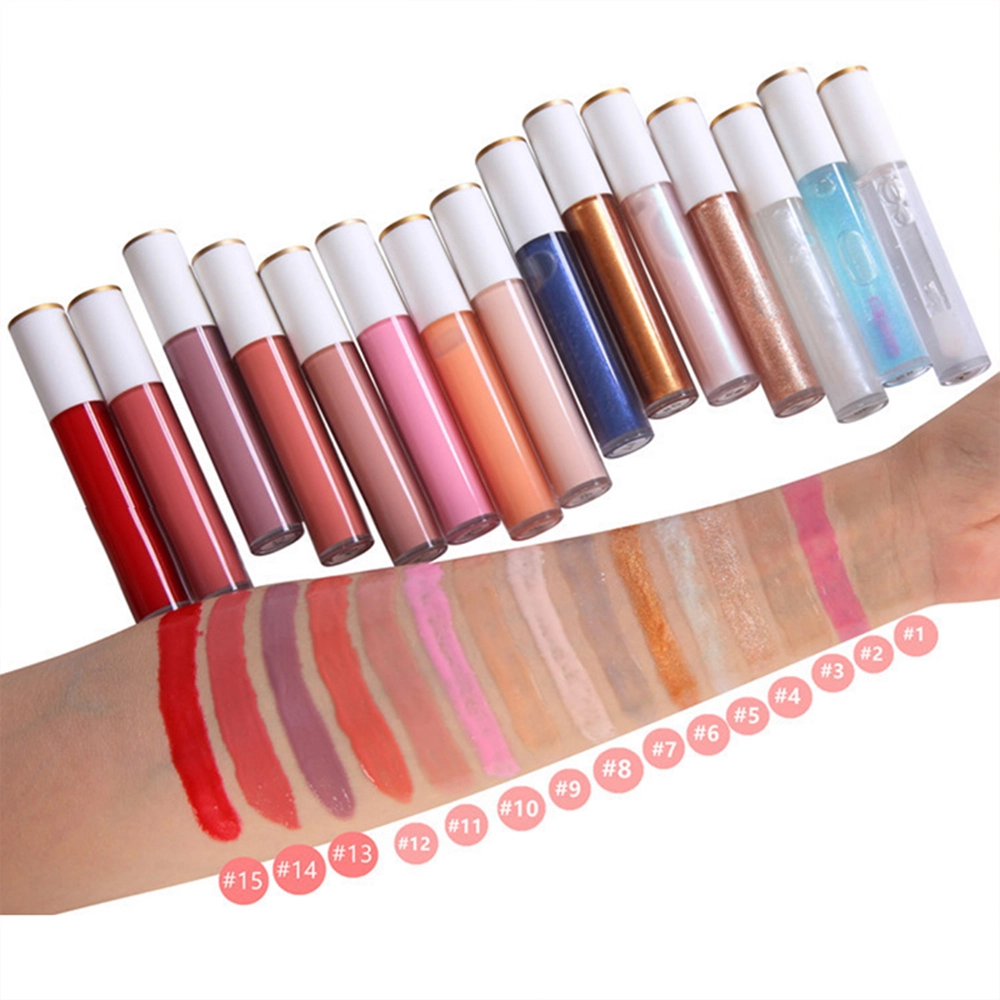 Mlm Custom Makeup Waterproof Clear Moist Liquid Glossy Vegan Nude Private Label Lipgloss Natural Your Logo Private Label Vendors 1
