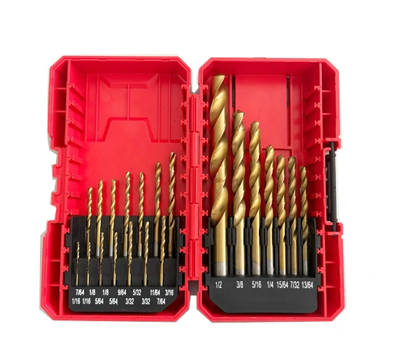 Juego de 21 brocas para taladro manual, brocas para taladro de roca, herramientas eléctricas y brocas de rodillo. 1