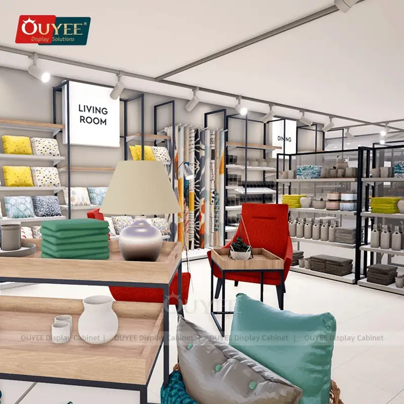 Gondelregale für Haushaltswaren, Bettwaren und Möbel 1