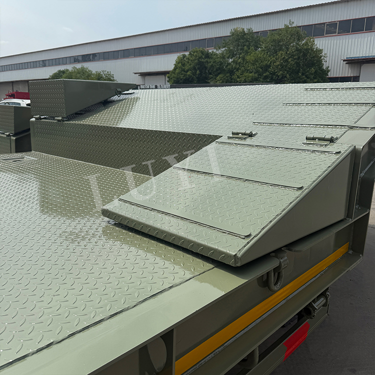 4/5 / 6axle Semi-remorque d'équipement de transport en service lourd 7