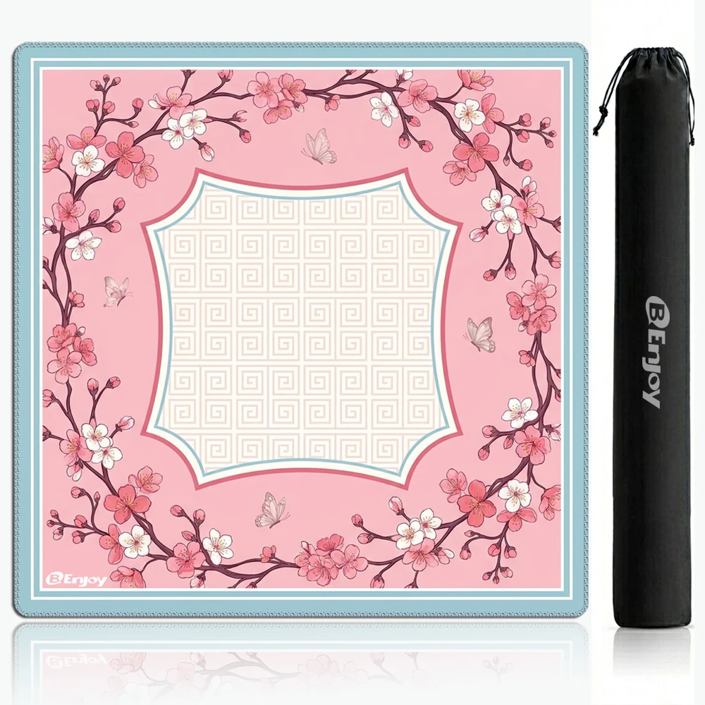 Mahjong Mat Christmas Edition Neoprene Rubber 33 Inch Odorless Non Slip Custom Print Table Mat Factory Ddp Usa Shipping Premium 1