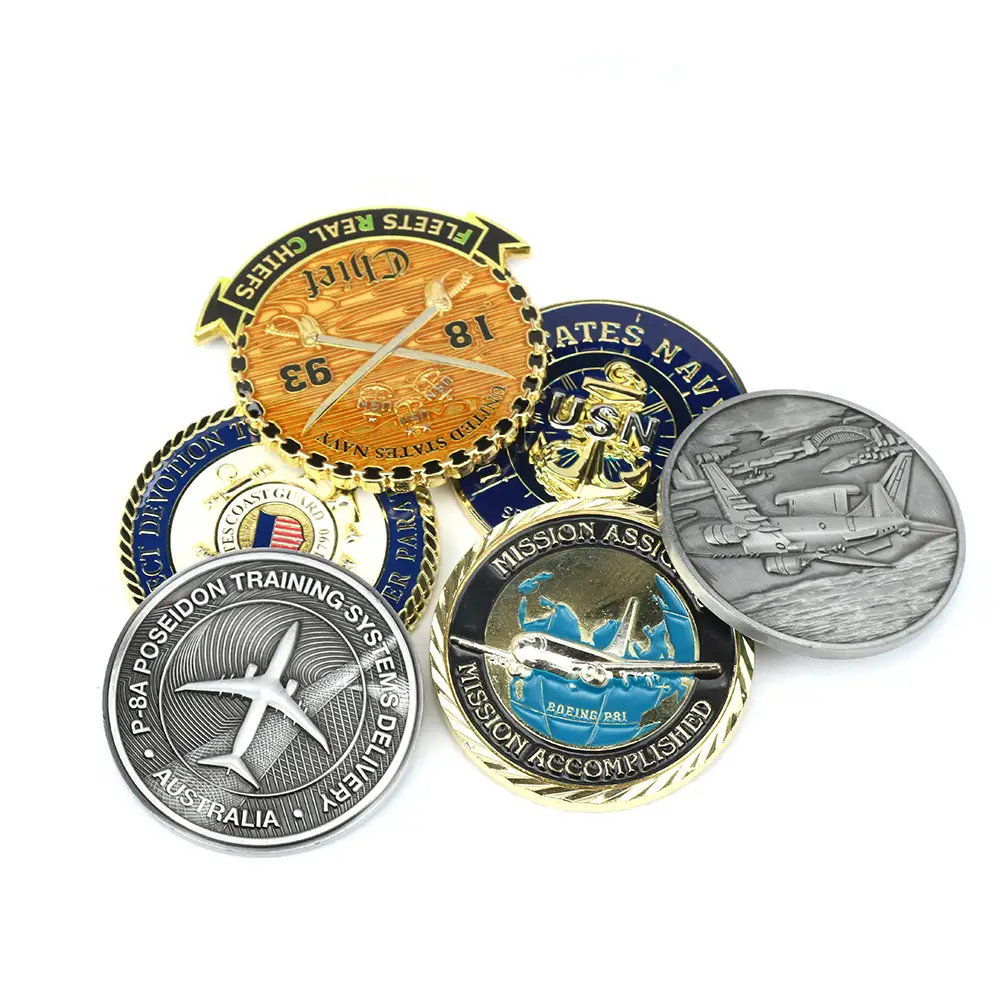 Bulk Wholesale Custom Challenge Coins – Factory Direct Custom Coins 1