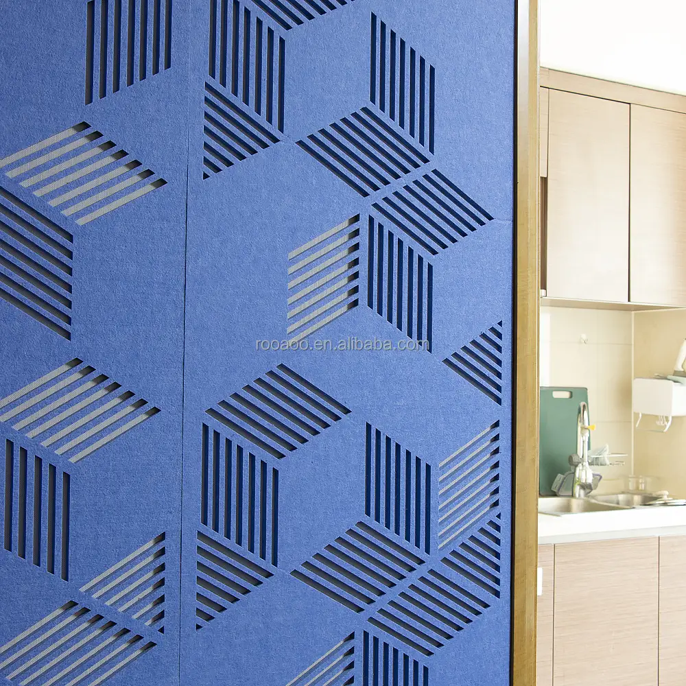 Painéil Fuaimdhíonta PET Feilt &amp; Scáileán Fuaimdhíonach Feilt le hÚsáid Stiúideo 1