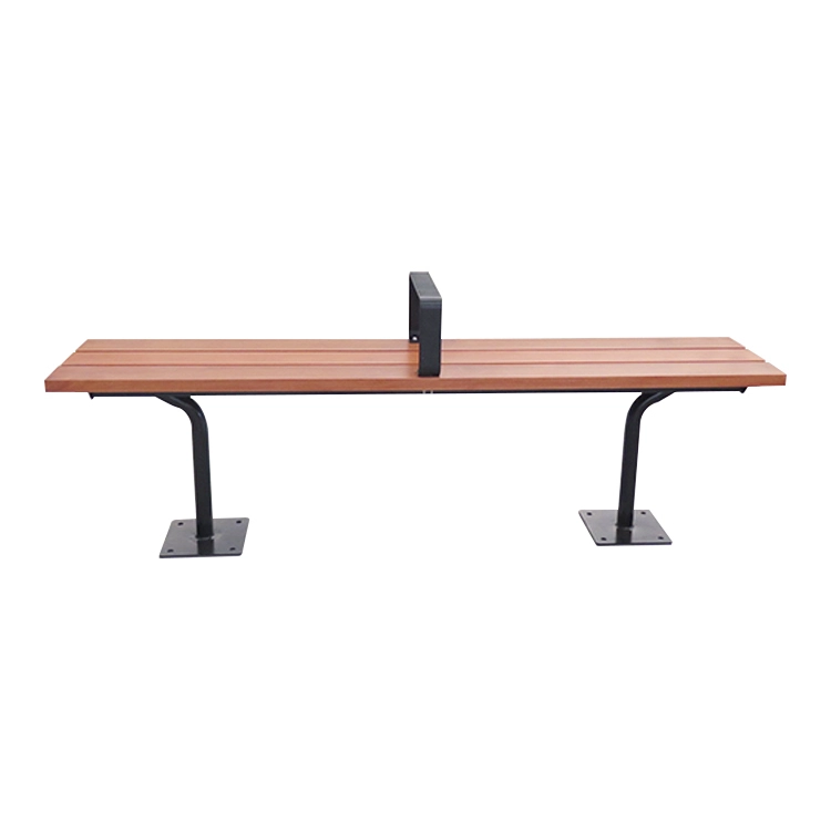 Banc de parc en bois extérieur pour jardin de patio, personnalisable et étanche 1