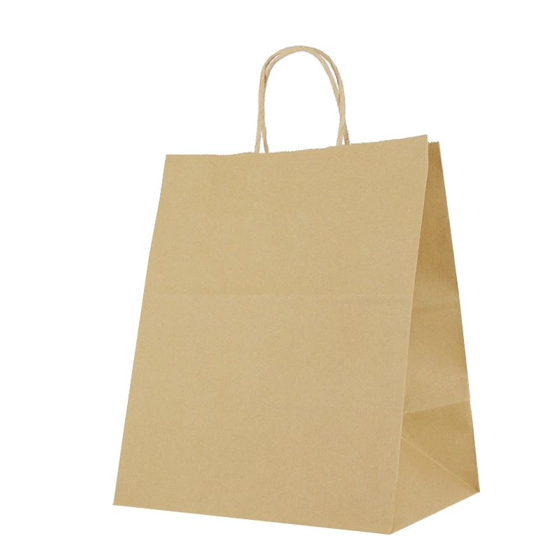 High Quality Widen Bottom Kraft Take Away Food Bags for Packaging 1