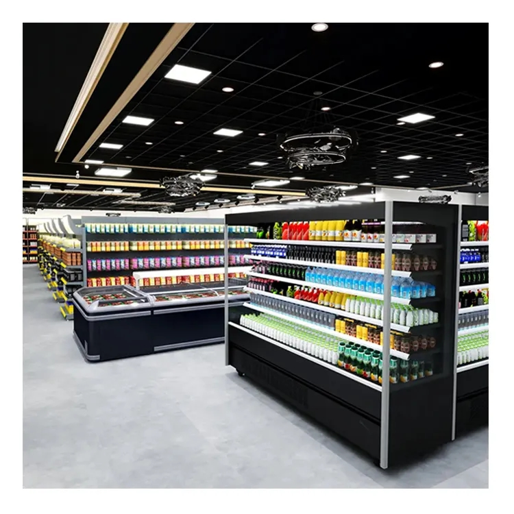 open air display merchandiser refrigerator