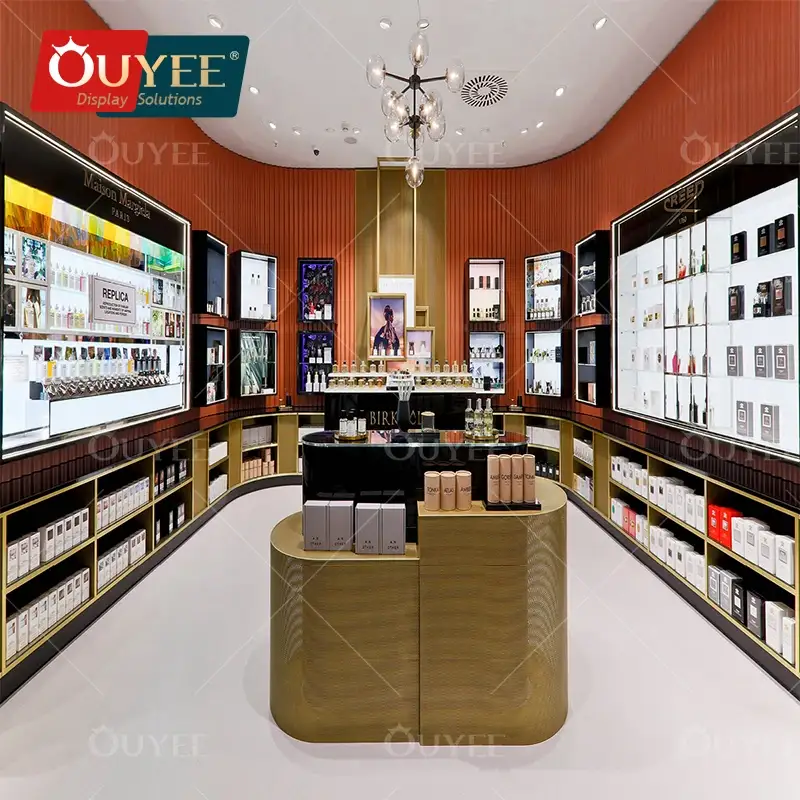 Expositores de balcão para lojas de perfumes, varejo, maquiagem e produtos ODM/OEM 1