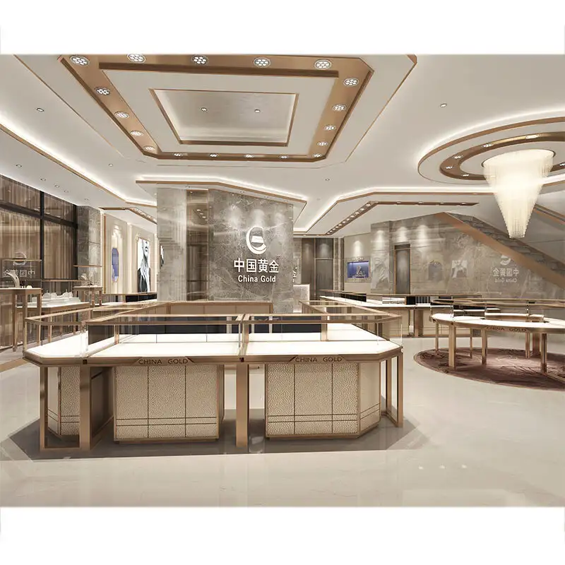 Schmuckgeschäft-Auslage und Ladeneinrichtung 1