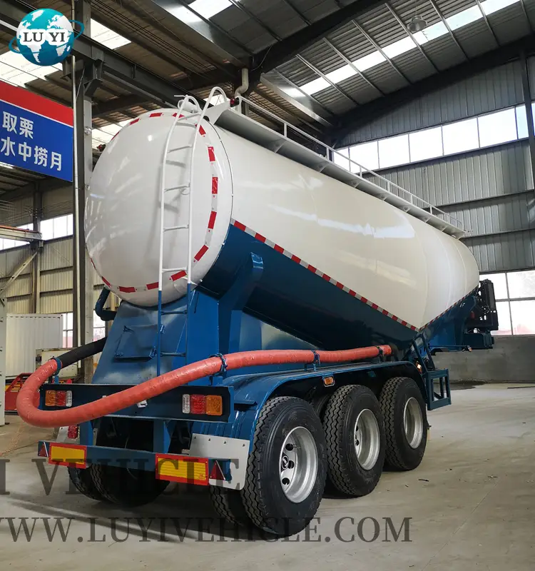 3-Axle Bulk Cement Semi-Trailer Customizable Factory Direct 1
