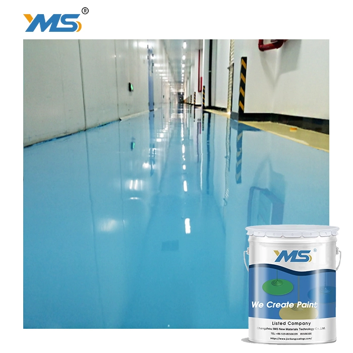 Pintura de piso epoxi de los recubrimientos YMS - Garaje de concreto & Cubo de piso 1