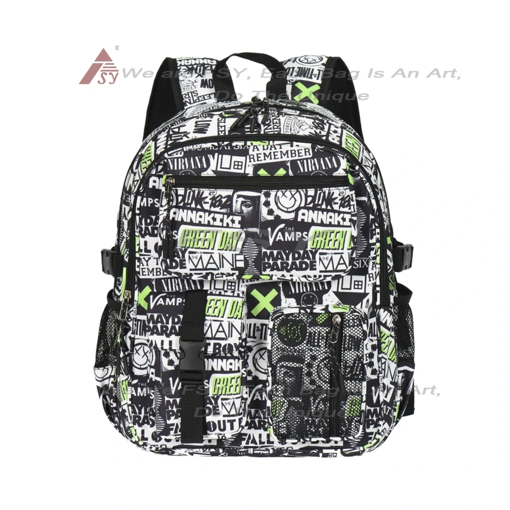 bag factory School Supplies Bags Kids Casual Printed Student Backpack Women High Quality Youth Travel Business Backpack For Boys Girls 1