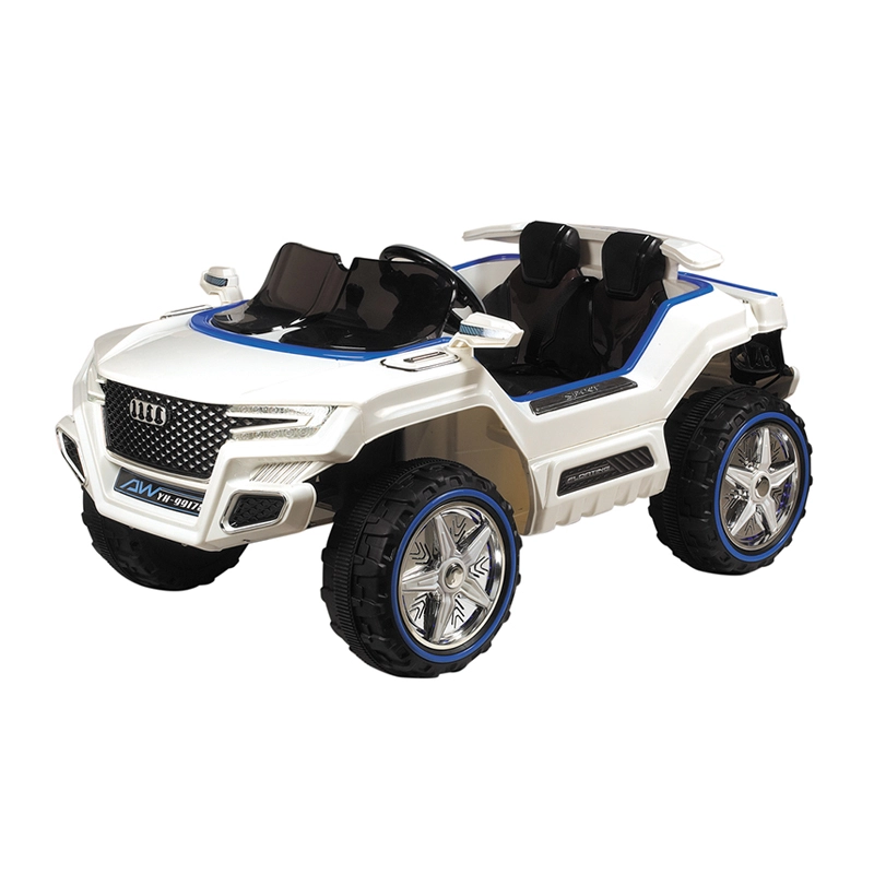 Double Seat Battery Powered Ride On Toy Car Realistic Design Music And Horn Safe For Ages 3-8 Years 1