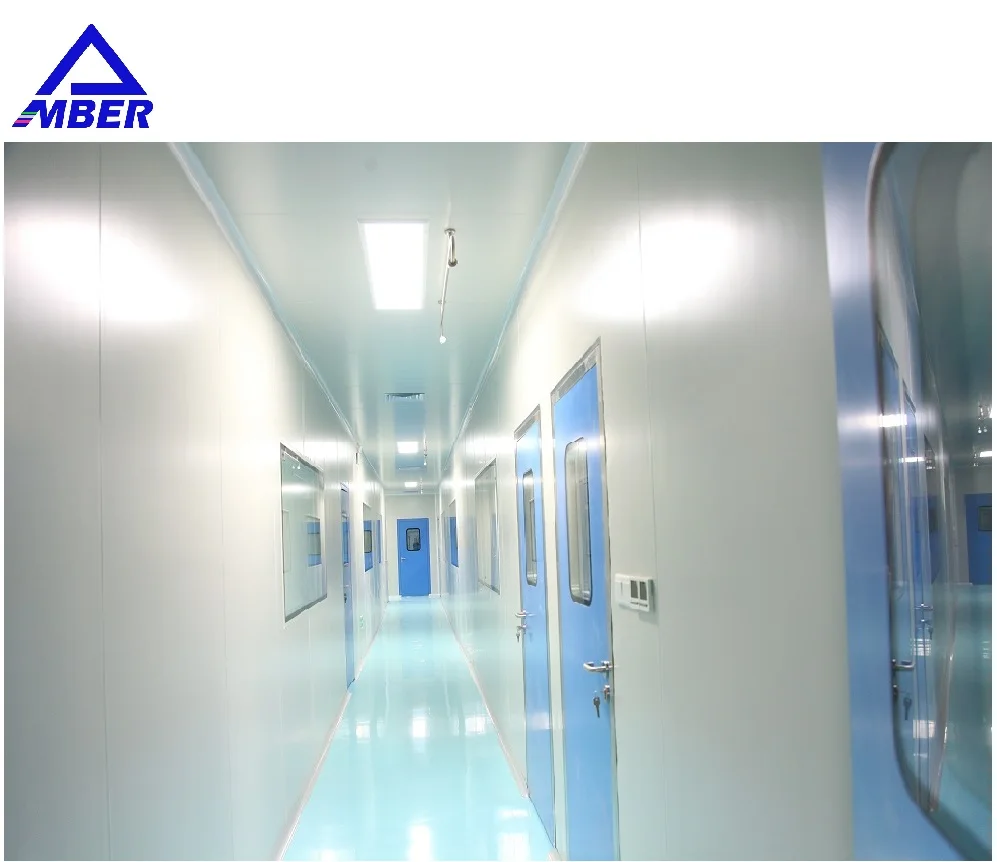 Panels Wall Laboratory Isolation Fireproof Iso 8 Design Construction ...