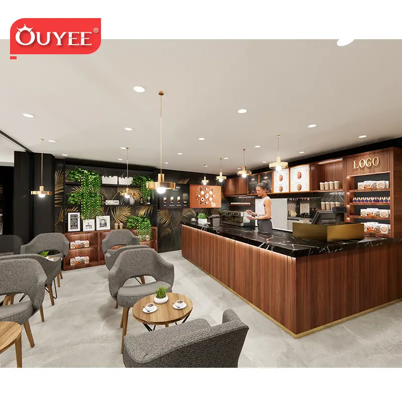 Theken- und Ausstellungsmöbel für Cafés 1