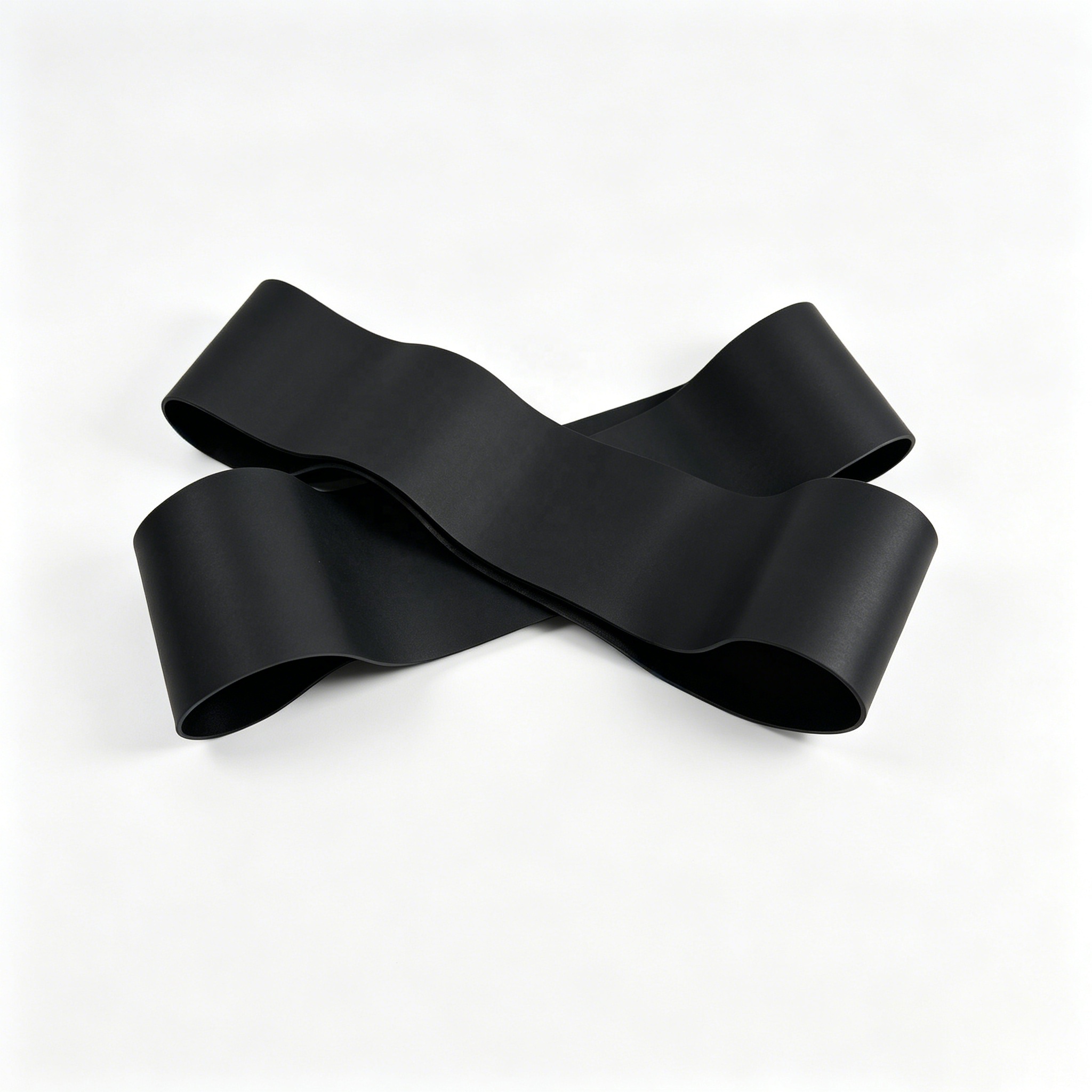Wide Black Rubber Bands for Warehouse Packing & Trash Bin Securing – Wholesale 3