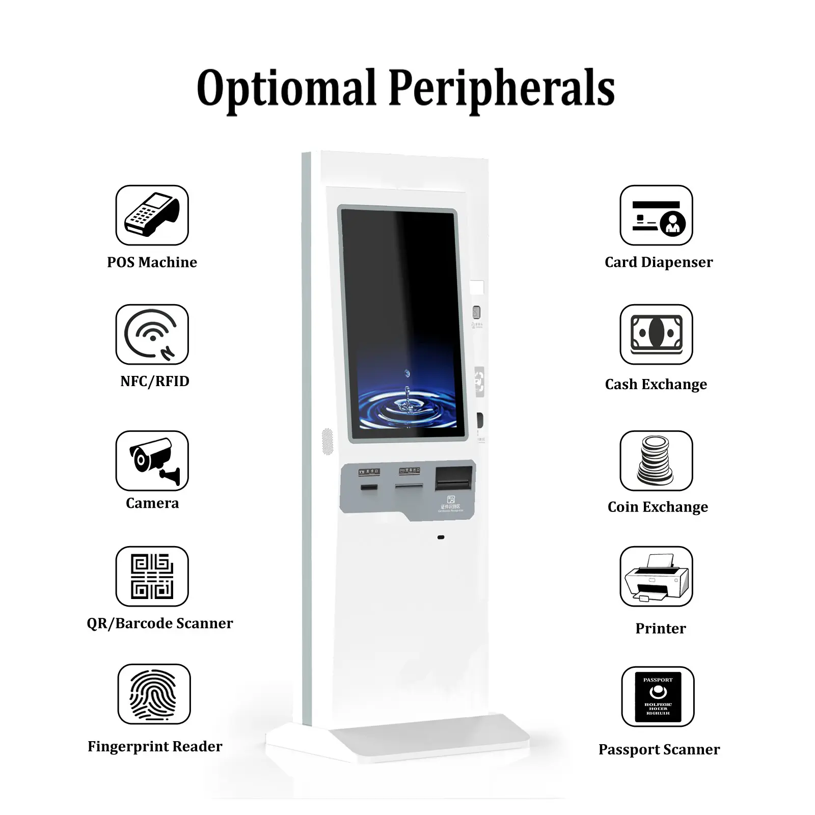 Self Ordering Kiosk White/Customized by E-Star 5