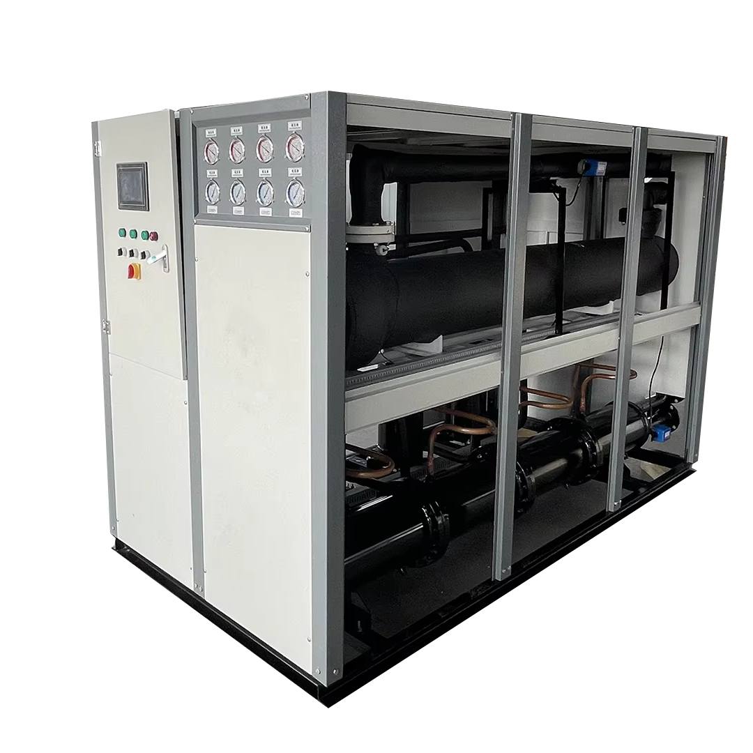 Industrieller Schiffswasserkühler mit Pumpe und Kompressor 1