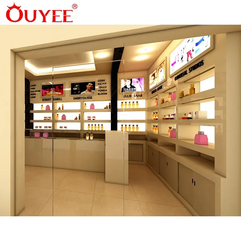 Schaufenster und Innenausstattungsmöbel für Parfümerien 1