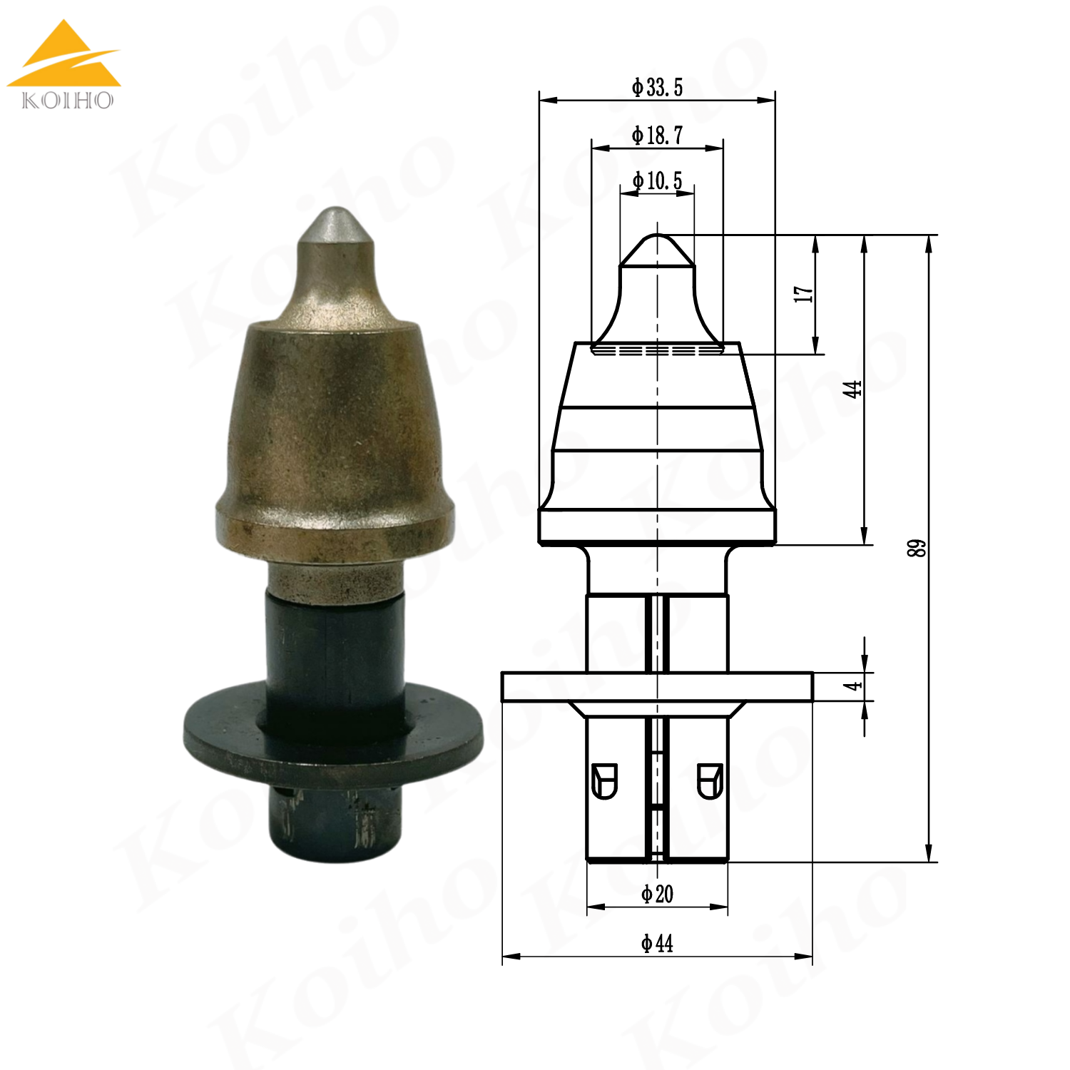 Road Milling Picks HUB-07DJ Milling Cutter Head 2800874 Construction Suitable Wirtgen Milling pick W6/20×2 2642523 3