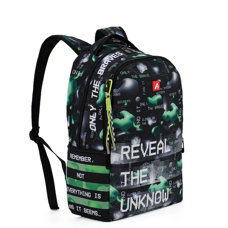 Unisex Large Capacity Waterproof Travel College Backpack Student Custom Zipper Polyester Competitive Price For School Bag 1