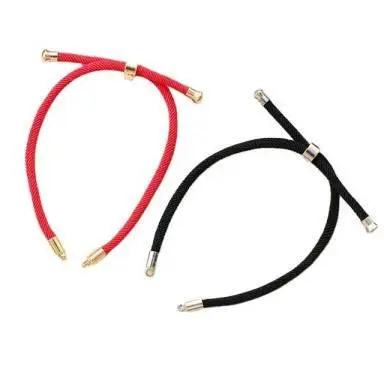 3d I-shaped Buckle Waterproof Hand Rope Bracelet For Men And Women Wearing Gold Colored Woven Steel Wire Rope Leather Rope 1