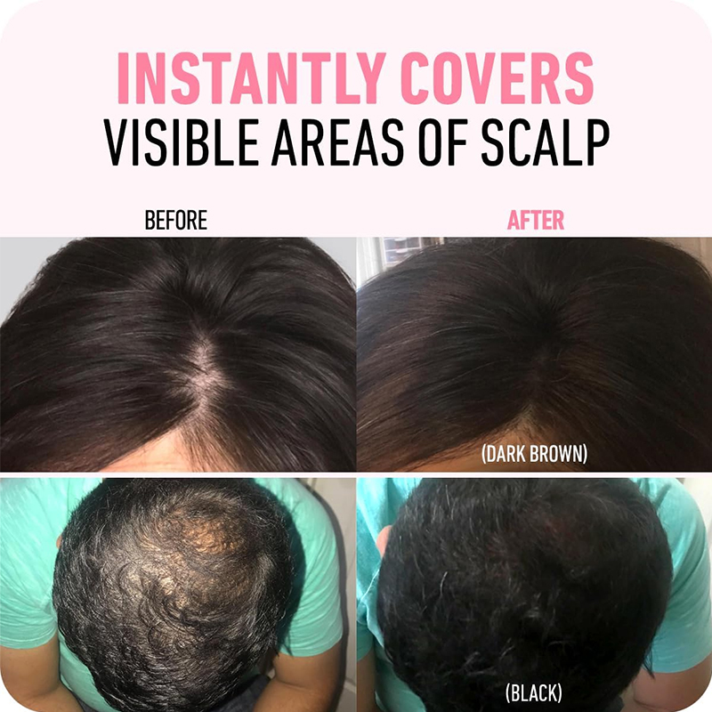 Raiz para o cabelo à prova d'água Toque em pó de sombra de linha para mulheres em pó de sombra 6