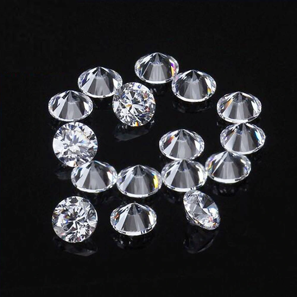 Around 43pcs Per Carat 1.8mm Ef Color Pure White Vvs Clarity Cheap Melee Moissanite Diamond 1
