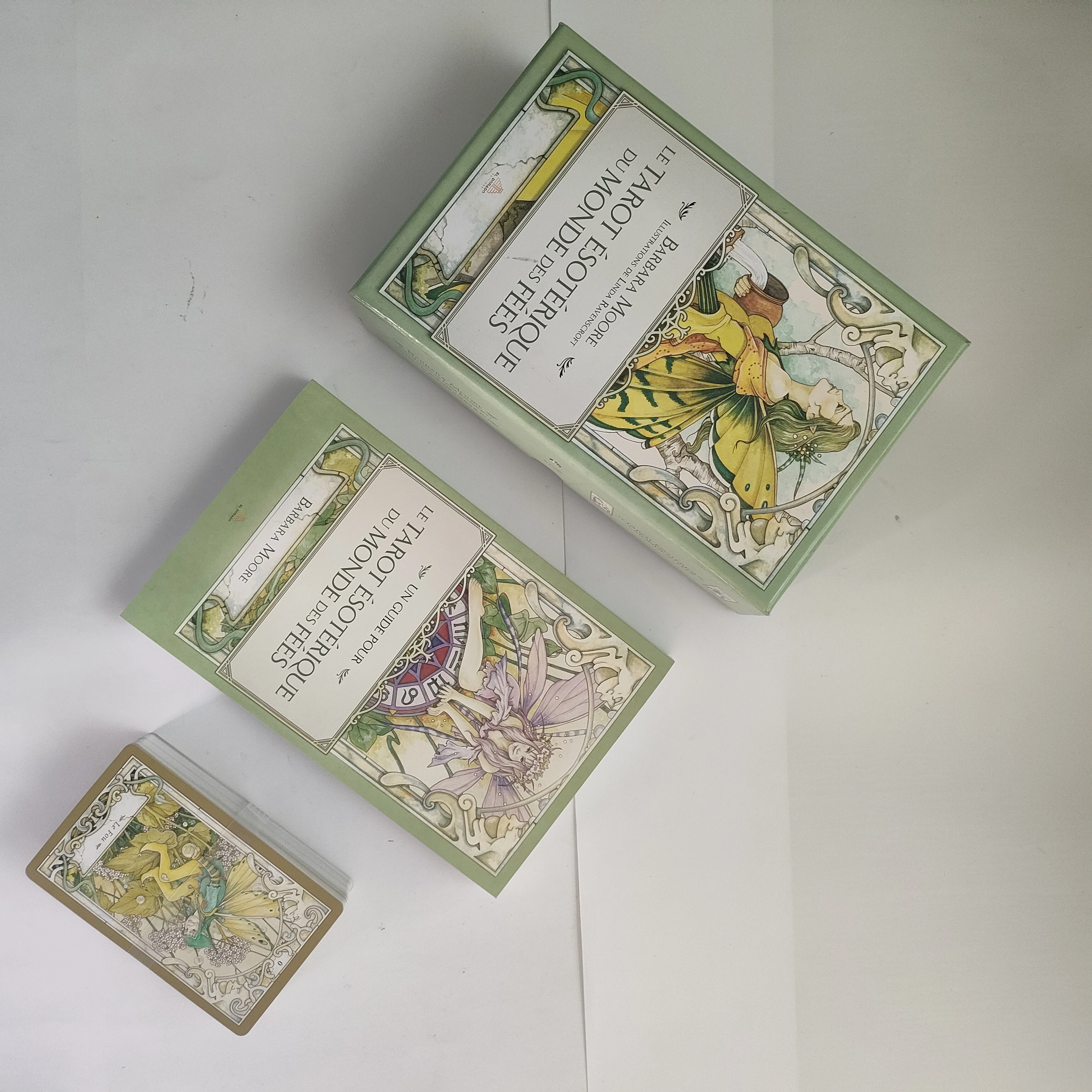 Tarjetas de tarot de aluminio dorado - plástico francés impermeable personalizado - recién llegados al por mayor 1