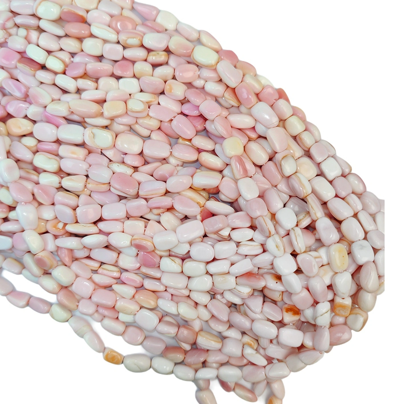 Pink Opal Princess Free-shape Beads Diy Polished Gemstone Handmade Gift Necklace Or Other Jewelry Spiritual 1