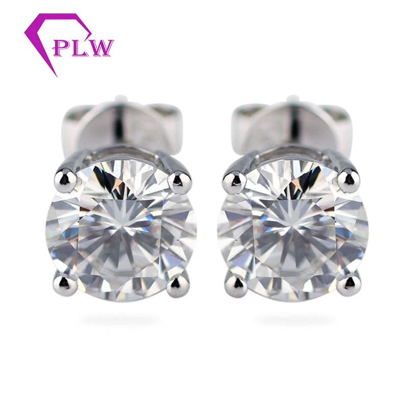 925 Fashion Silver Moisanite Oreille pour femmes 1