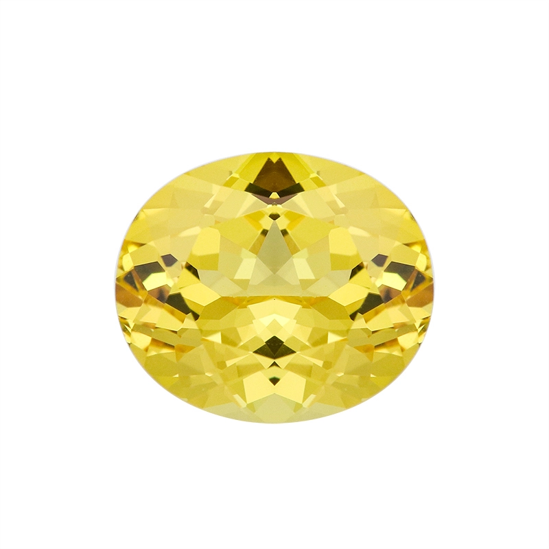 Nueva tendencia GRC Certificado Oval Cortado Corte amarillo Sapphire Precio de piedras preciosas por quilates para hacer joyas 1