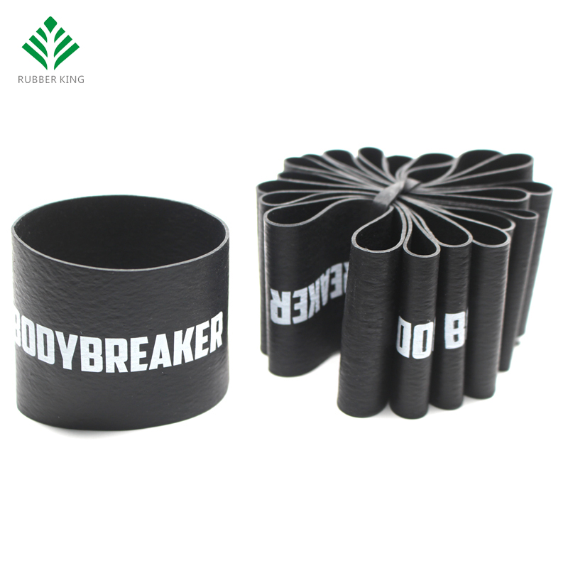 Personalized Logo Recycled Rubber Band Bracelet 4