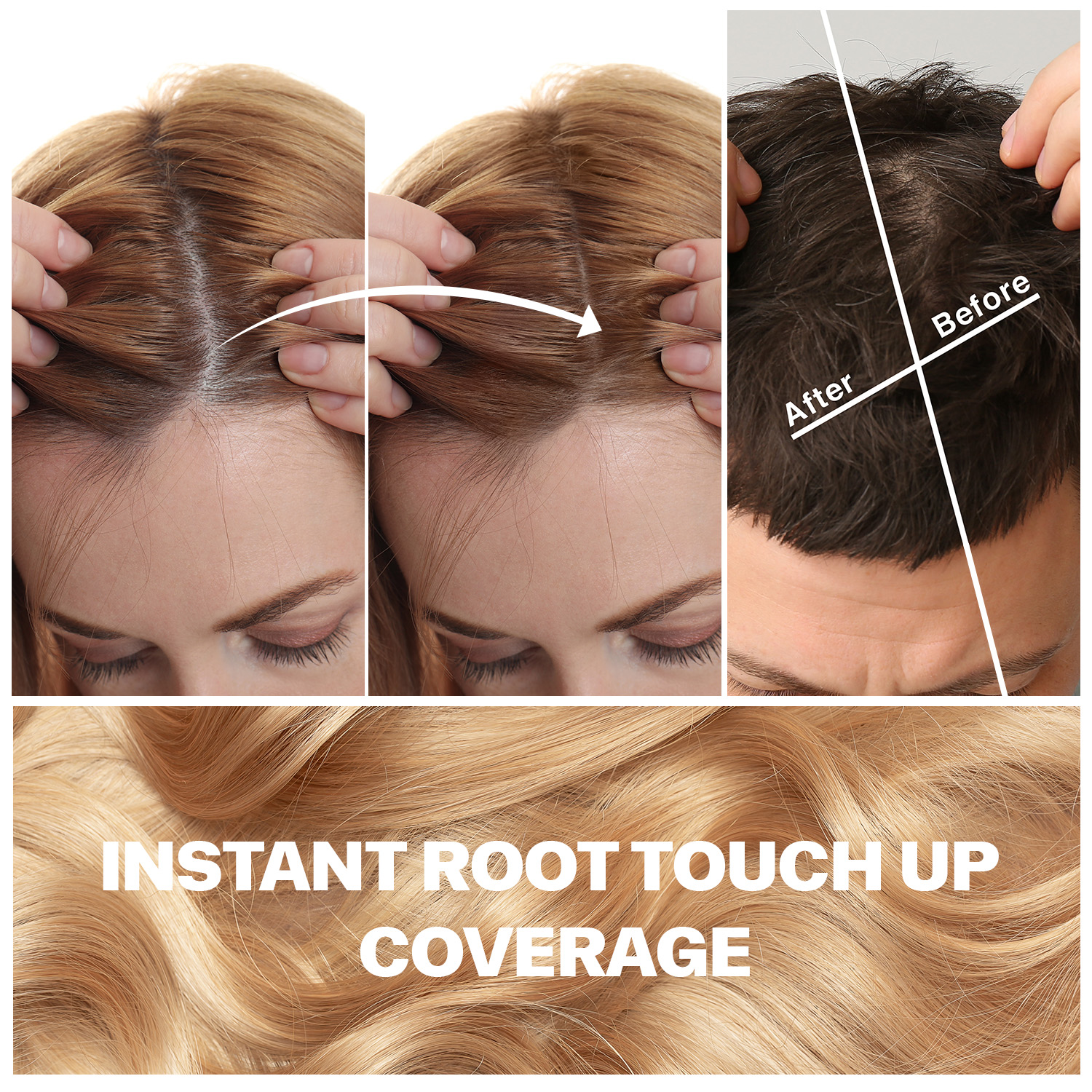 Label Pribadi 2-in-1 Bubuk Tekstur Rambut Untuk Kontrol Minyak, Volume & Cover Up Root 7