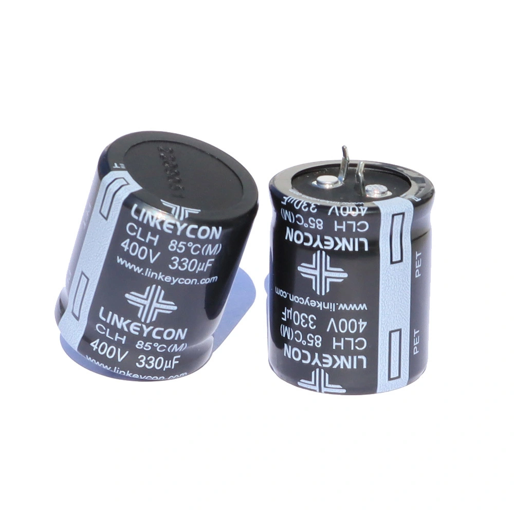 Factory Stock Aluminum Electrolytic Capacitor 400V 330uF Capacitor 22*42 mm Capacitor Power Adapter Good Price 1