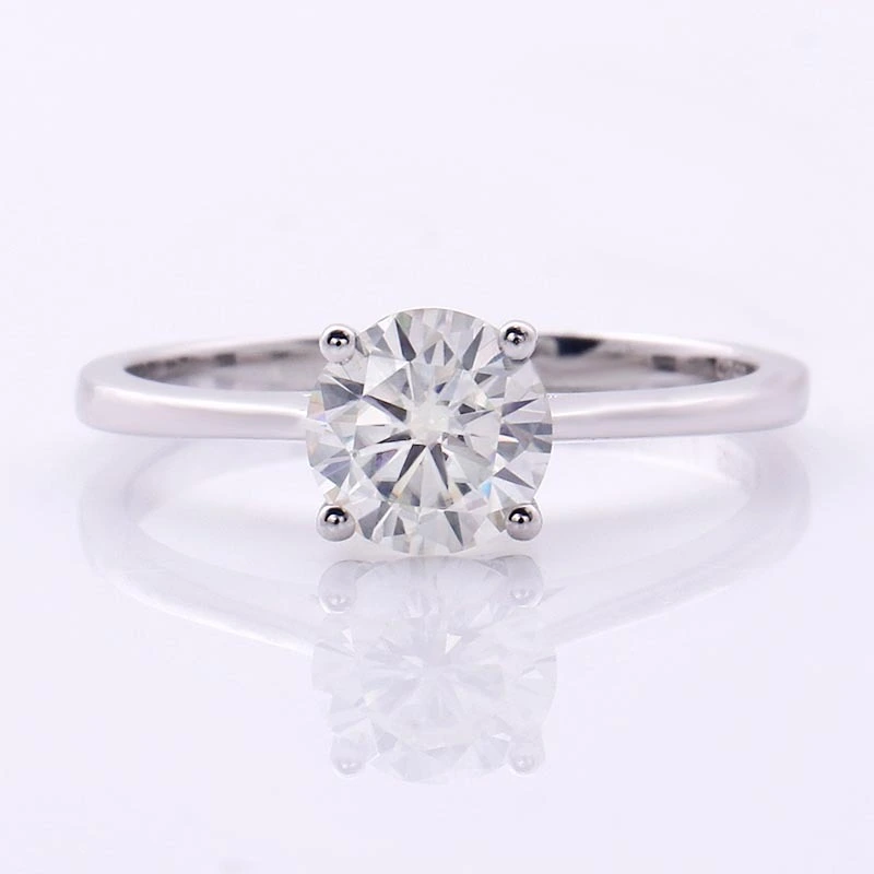 Provence Jewelry Engagement Ring Wedding Ring For Girl Latest Simple Design 18k White Gold 1