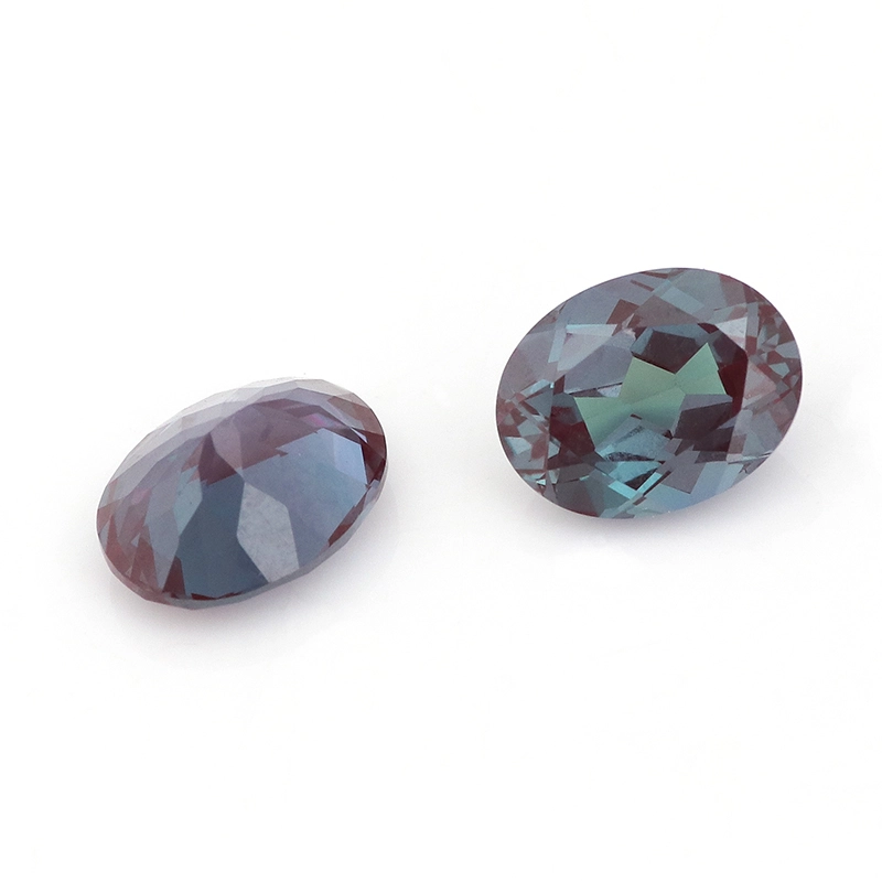 Oval Brilliant Cut Labor Diamond GRC zertifiziert lose Edelstein Großhandel Labor Alexandrite 2.48ct Edelsteine ​​für Schmuckherstellung 1