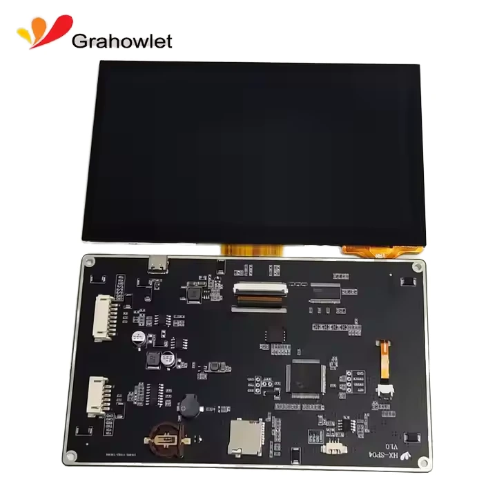 Capacitive Touch Screen 7 Inch,1024x600 Ips Tft Lcd,Usb,Lvds Display Capacitive Touch With Industrial Serial Port Screen 1