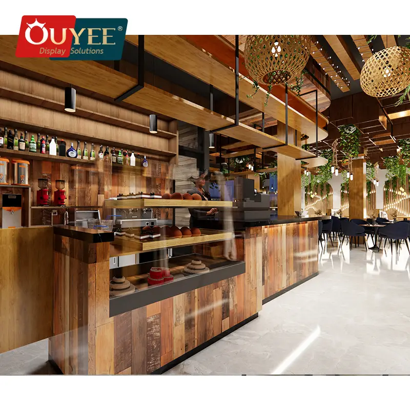 Café-Möbel und Theken für Restaurant-Inneneinrichtungen 1