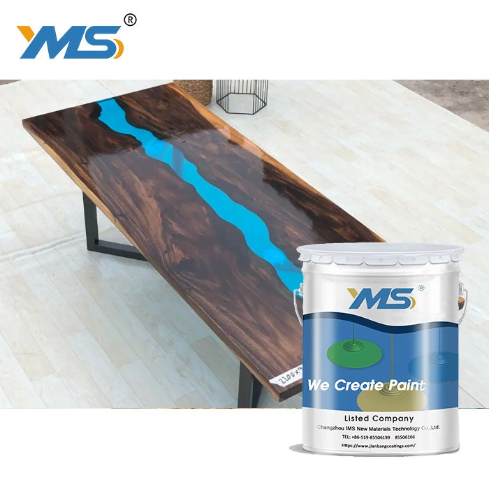 Clear Epoxy Resin Hard Glue 2 Gallon - UV Resistance Woodworking Construction Paint Coating 1