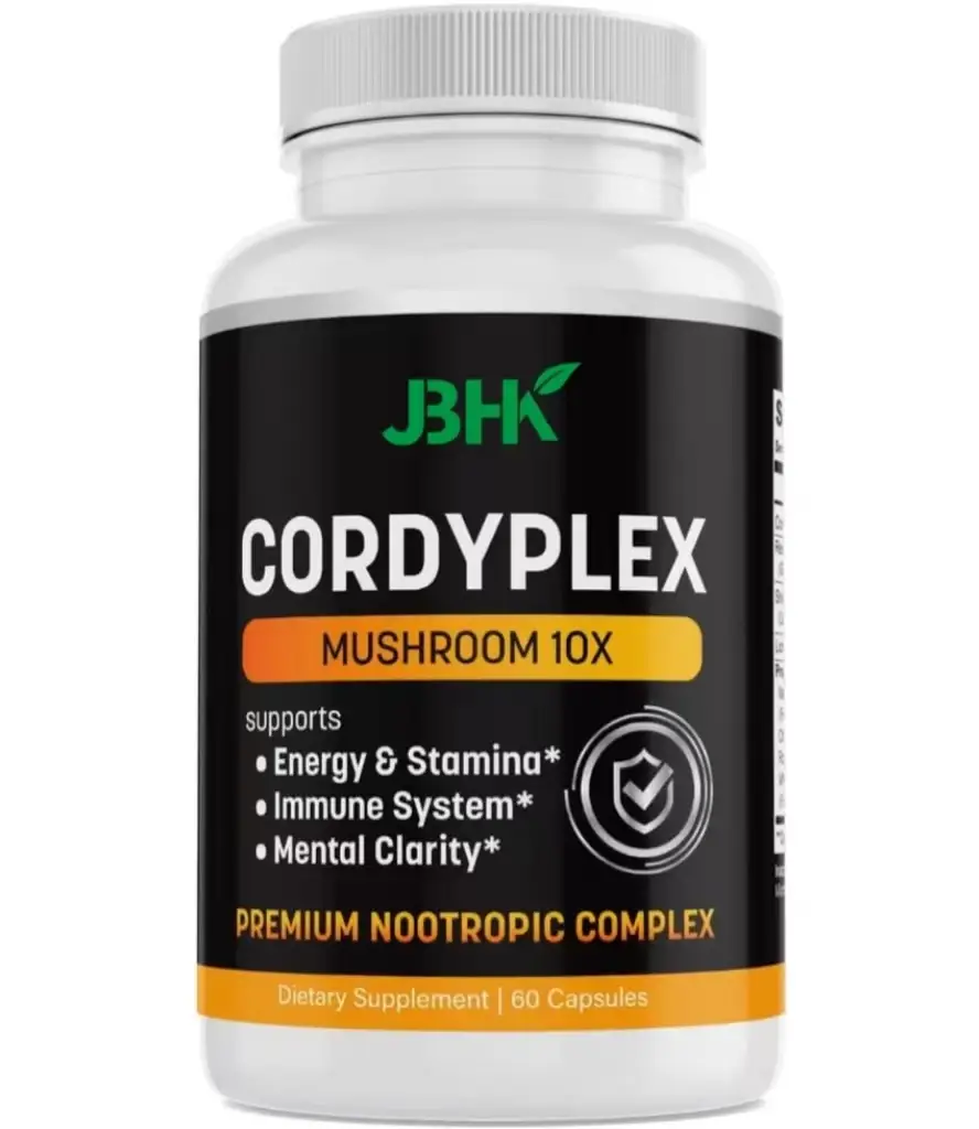 10-Mushroom Cordyceps & Reishi - Immune & Energy 1-2caps/d 1
