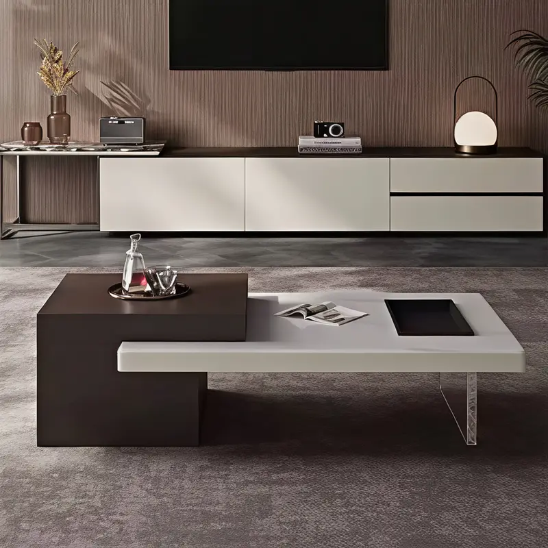 Mesa de centro extensible contemporánea con cajón de almacenamiento - 0626 1